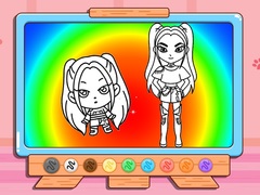 Lalao Coloring Book: Mira Kpop Demon Hunters