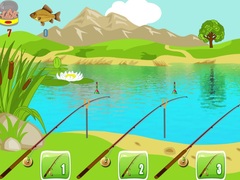 Lalao Fishing With Three Rods