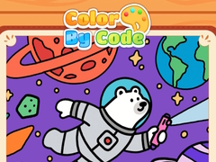 Lalao Color By Code Space Bear