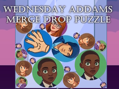 Lalao Wednesday Addams Merge Drop Puzzle