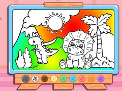 Lalao Coloring Book: Jurassic Dinosaurs
