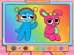 Lalao Coloring Book: Sprunki Pinki & Oren