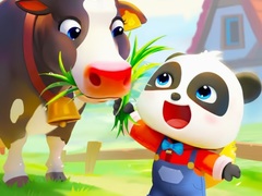 Lalao Jigsaw Puzzle: Baby Panda Cow Ranch