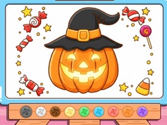 Lalao Coloring Book: Halloween Pumpkin