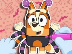 Lalao Coloring Book: Halloween Spooky Bingo & Bluey