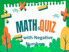 Lalao Maths Quiz with Negative Numbers