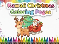 Lalao Kawaii Christmas Coloring Pages