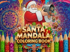 Lalao Santa Mandala Coloring Book
