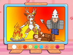 Lalao Coloring Book: 99 Nights In The Forest