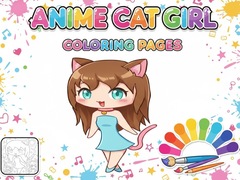 Lalao Anime Cat Girl Coloring Pages