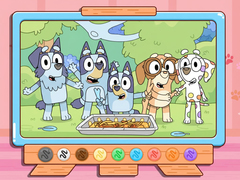 Lalao Coloring Book: Bluey Spy Game Friends