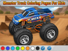 Lalao Monster Truck Coloring Pages For Kids