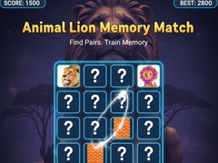 Lalao Animal Lion Memory Match