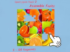 Lalao Square jigsaw Puzzle 2 - Assemble Fruits