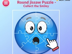 Lalao Round jigsaw Puzzle - Collect the Smiley