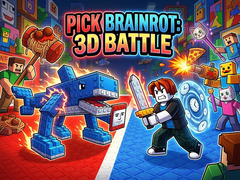 Lalao Pick Brainrot: 3D Battle