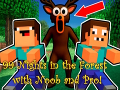 Lalao 99 Nights in the Forest with Noob and Pro!