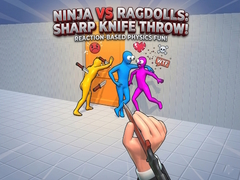 Lalao Ninja vs Ragdolls: Sharp Knife Throw!