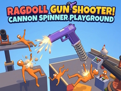 Lalao Ragdoll Gun Shooter! Cannon Spinner Playground