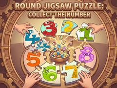 Lalao Round jigsaw Puzzle - Collect the Number