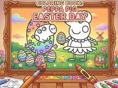 Lalao Coloring Book: Peppa Pig Easter Day