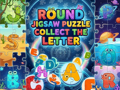 Lalao Round Jigsaw Puzzle - Collect the Letter