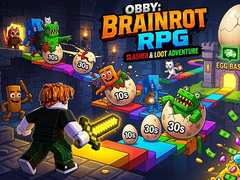 Lalao Obby: Brainrot RPG Slasher & Loot Adventure