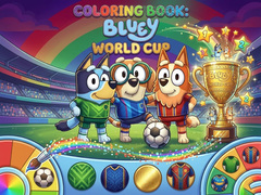 Lalao Coloring Book: Bluey World Cup