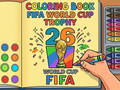 Lalao Coloring Book: FIFA World Cup Trophy