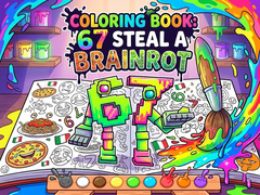 Lalao Coloring Book: 67 Steal A Brainrot