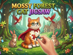 Lalao Mossy Forest Cat Jigsaw