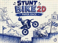 Lalao Stunt Bike 2D Paper Race