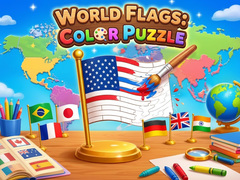Lalao World Flags: Color Puzzle