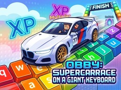 Lalao Obby: Supercar Race on a Giant Keyboard