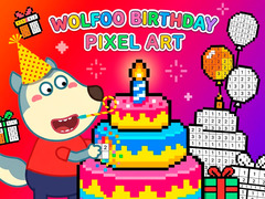 Lalao Wolfoo Birthday Pixel Art
