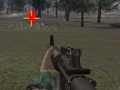 Lalao Shooting a machine gun M16